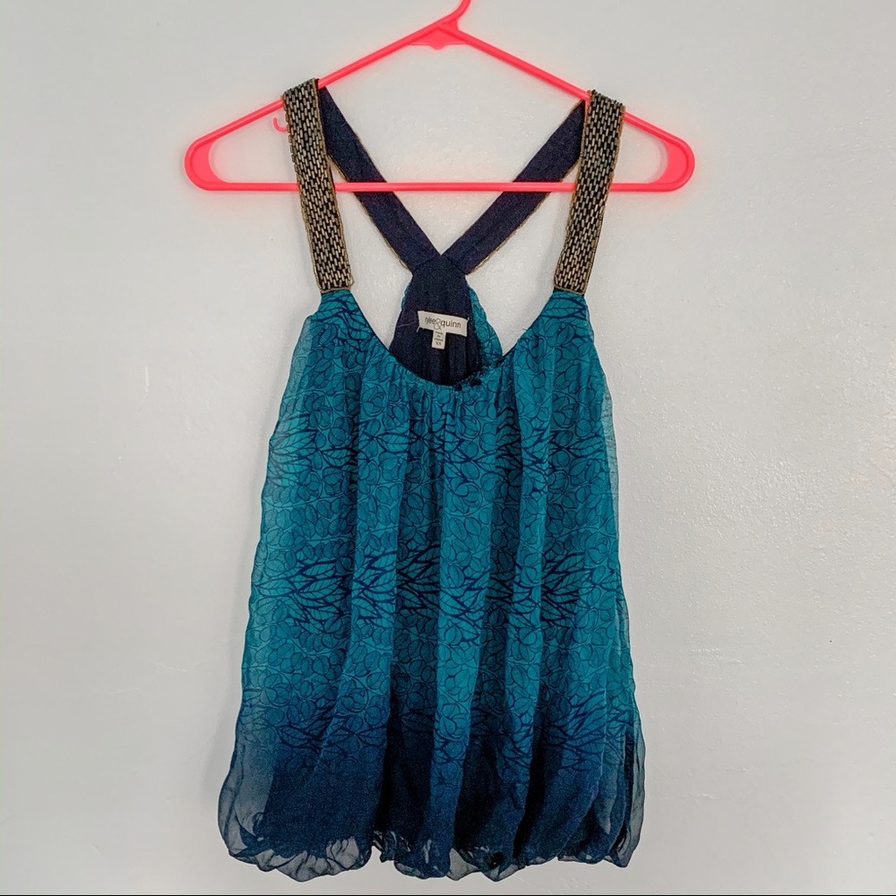 Beaded Dip-dye Bubble Tank